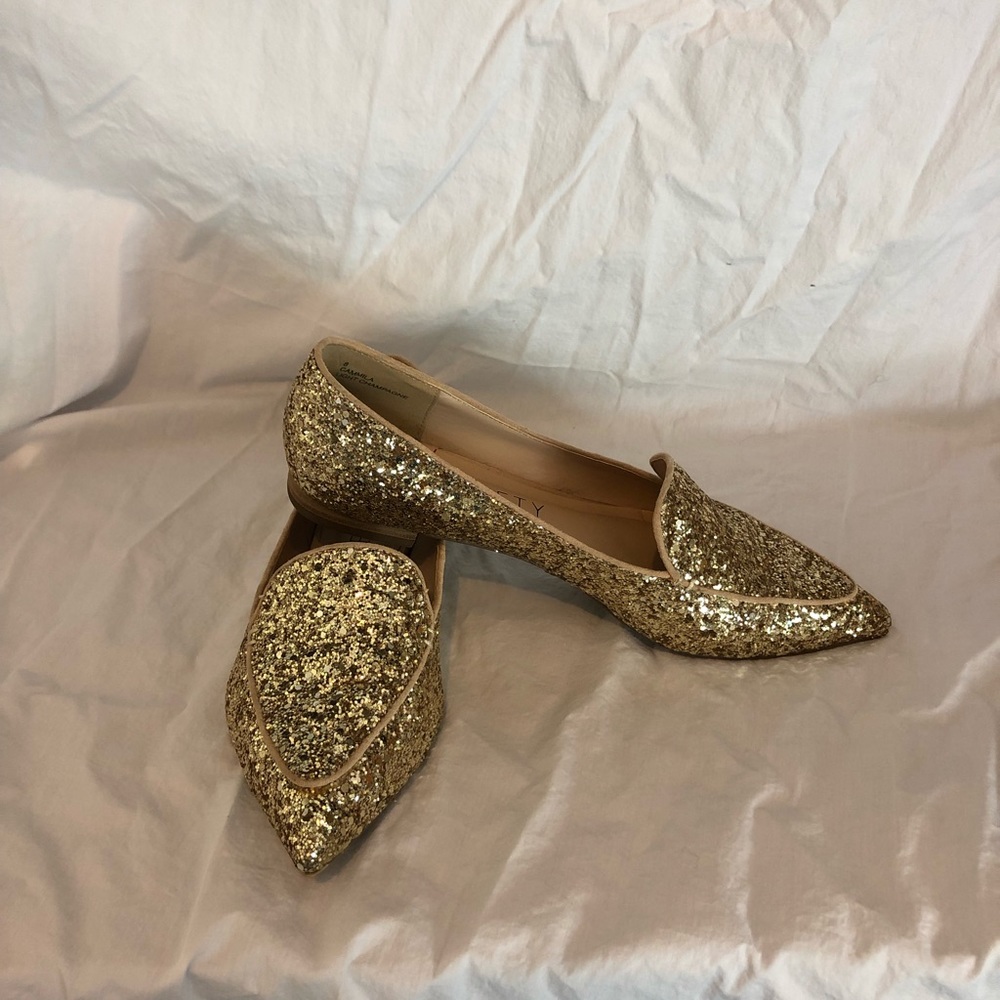 Sole Society Camila Light Champagne Sparkle